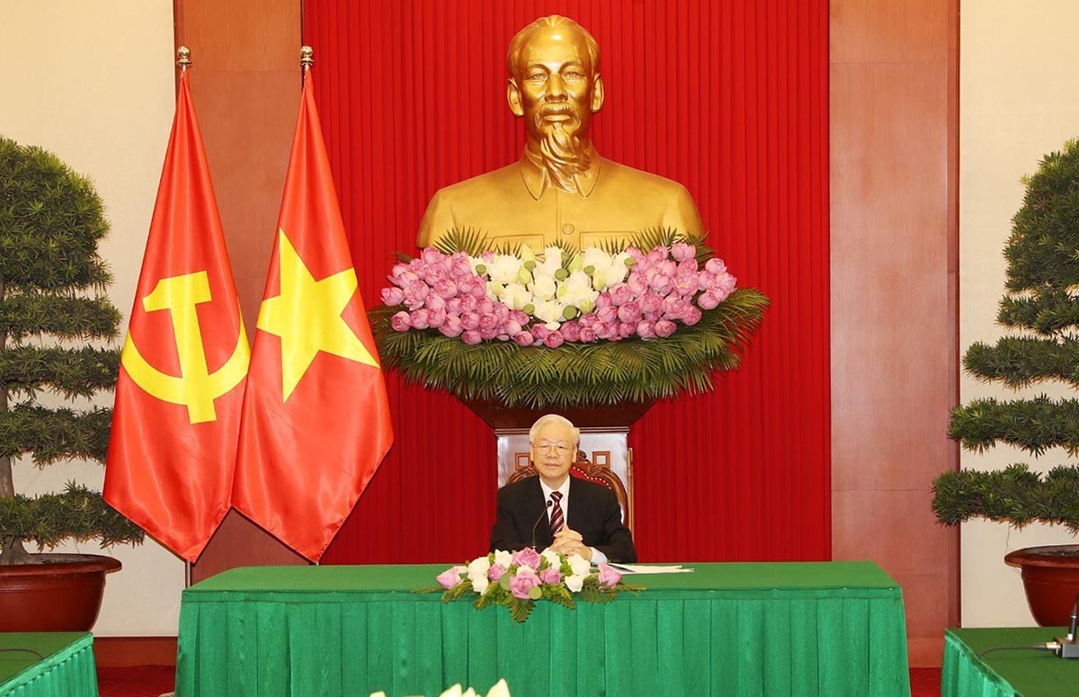 Vietnam-Cuba conversation téléphonique entre Nguyen Phu Trong et Miguel Diaz-Canel Bermudez